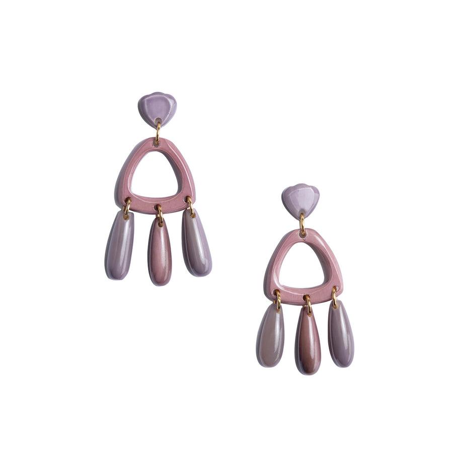 Purple Marni Earrings
