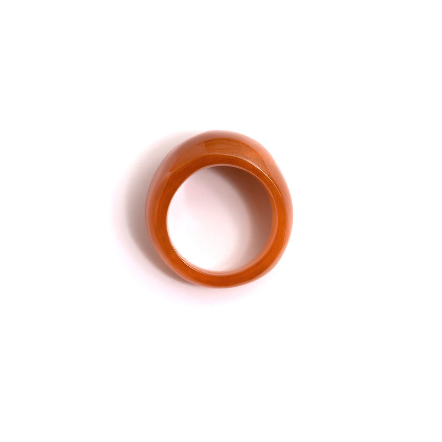 Rainey Bubble Domed Ring in Dusted Clay