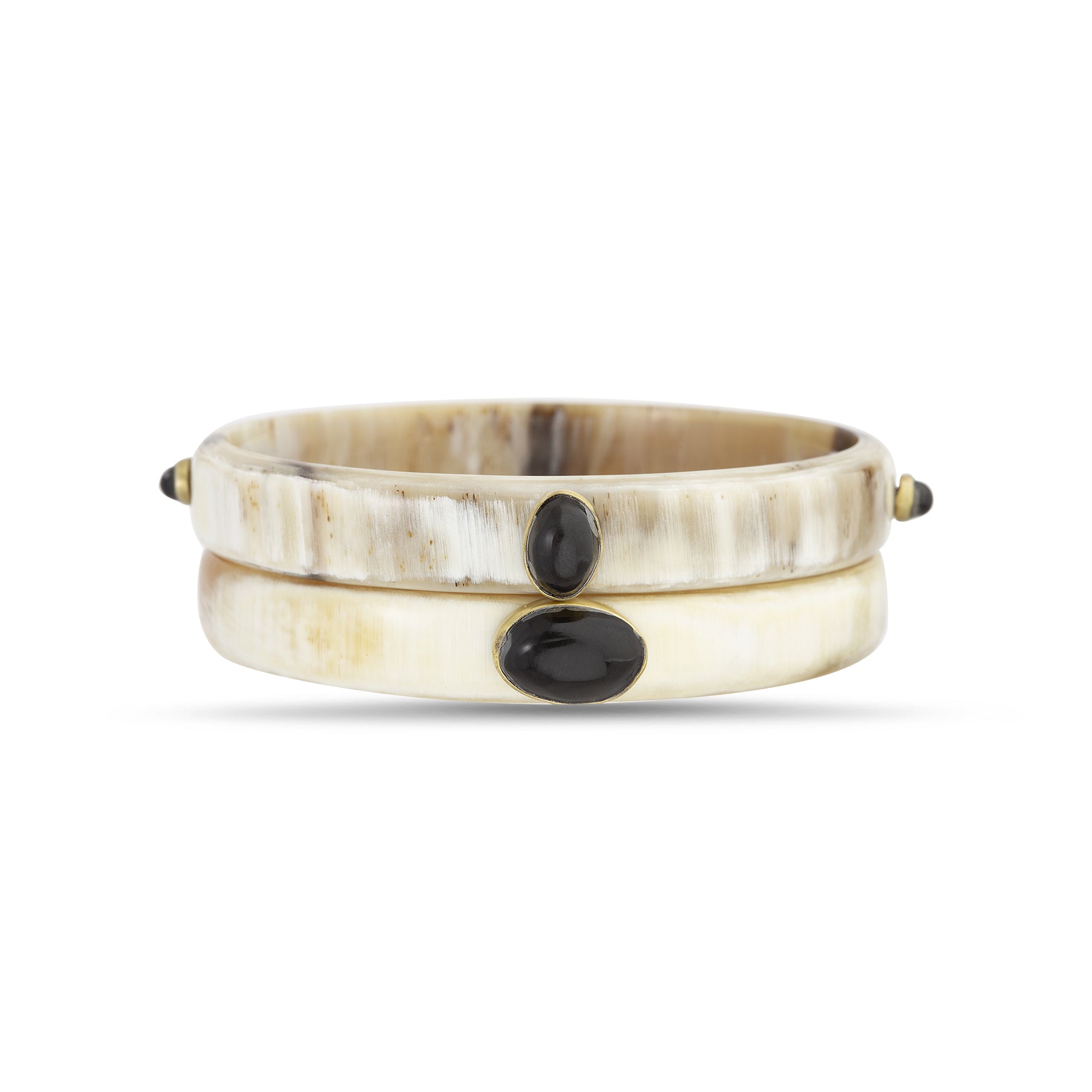 JULIANA Bangle in White Horn – Faire Collection