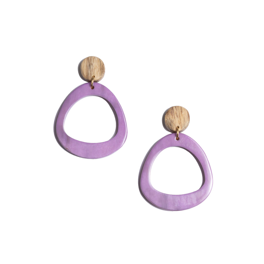 Vera Earrings in Lilac