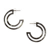 Stella Up-cylced Horn Hoops - Faire Collection