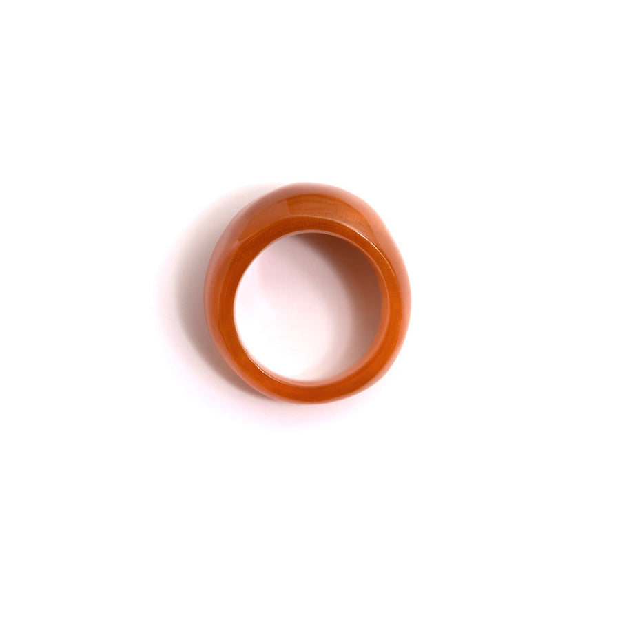 Rainey Bubble Domed Ring in Dusted Clay - Wholesale