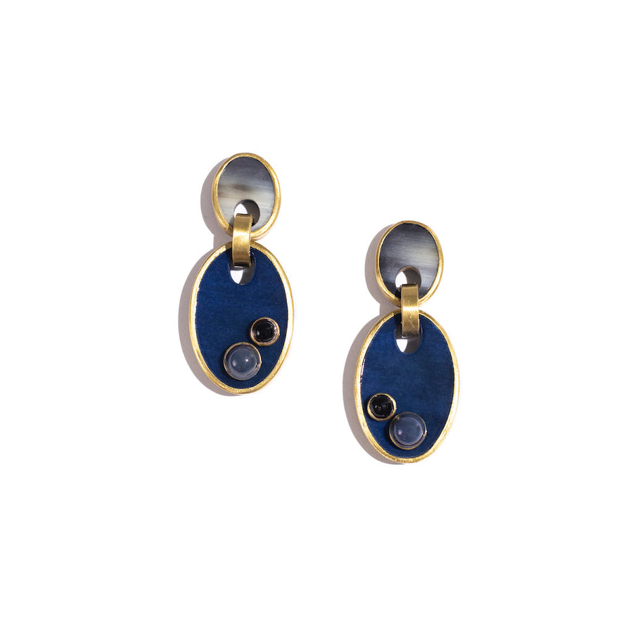 Adelle Earrings in Bijoux Blue - Wholesale