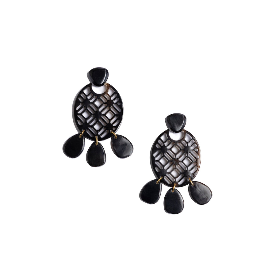 Tillbury Earrings in Black