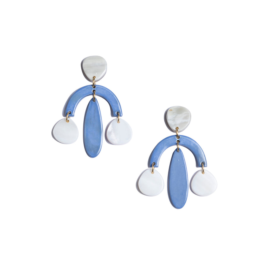 Kellie Earrings in Blue
