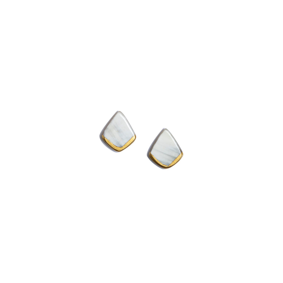 Starlight Diamond Earrings in White