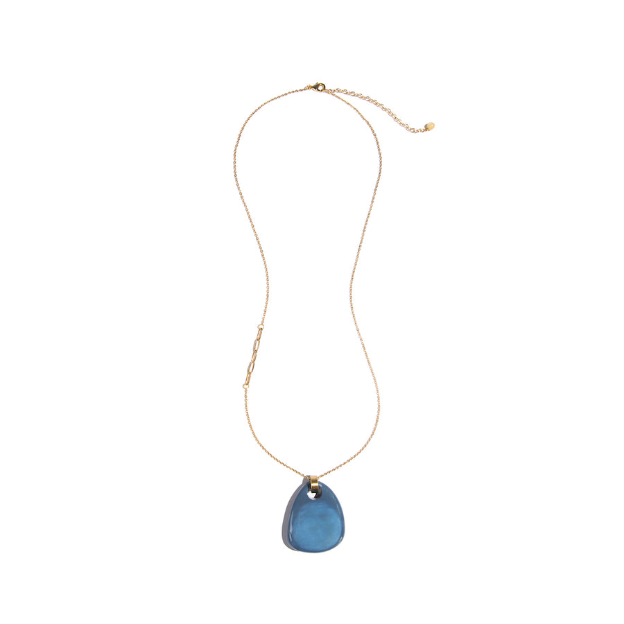 Harbor Blue Forager Pendant Necklace - Wholesale
