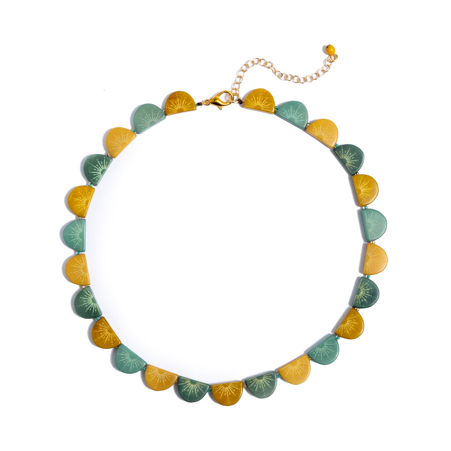 Here Comes The Sun Tagua Necklace